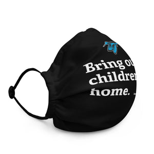 Bring Our Children Home Black face mask