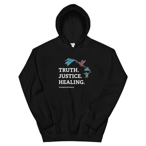 Truth Justice Healing Black Hoodie
